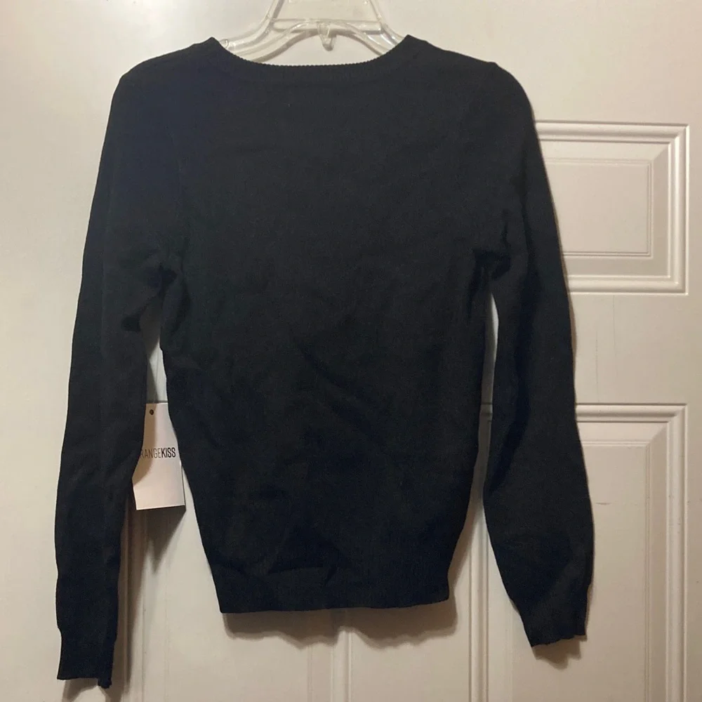Black‎ Crew Neck Sweater S NWT